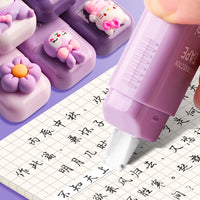 Silent Correction Tape Set for Students, Gradient Colors, Large Capacity, Portable