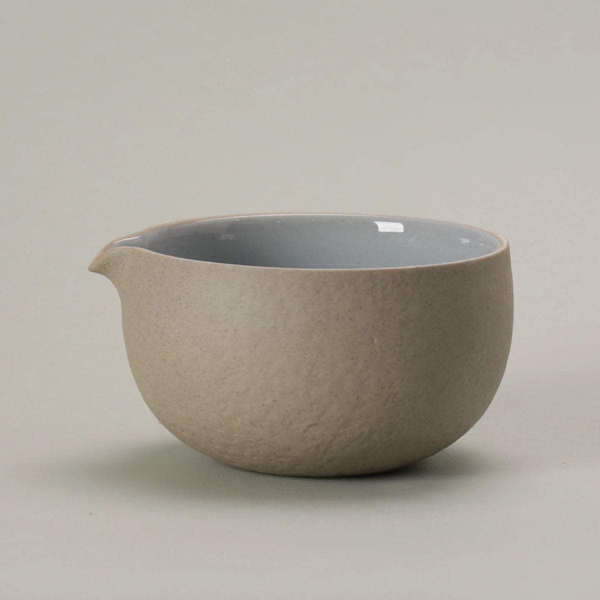Ceramic Matcha Bowl with Spout and Whisk Stand Set for Traditional Tea Ceremony