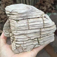 Natural Layered Rock Aquarium Landscaping Stone Mini Ornament for Micro-Landscape Bonsai