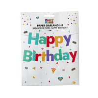 Colorful Happy Birthday Banner for Party Decorations