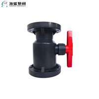 FRPP Flange Ball Valve, PP Plastic Chemical Ball Valve, RPP Corrosion-Resistant Integrated Ball Valve
