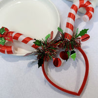 Christmas Candy Cane Headband for Holiday Parties and Performances