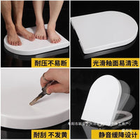 Universal Soft-Close Toilet Seat Cover Urea-Formaldehyde/PP for Various Brands