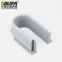 Sink Drain Pipe Cover Plate for Cabinet Openings, U-Shaped Decorative Trim for Bathroom Vanity