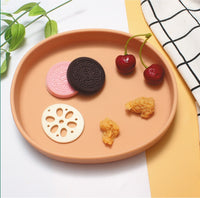 Ins Style Silicone Divided Feeding Plate for Babies and Toddlers - Heat Resistant Suction Plate for Weaning and Meals