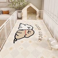 Cartoon Pet-Friendly Waterproof Non-Slip Easy-Clean Entrance Floor Mat