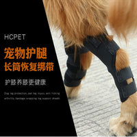 Pet Knee Brace with Support Strips for Injury Recovery and Protection, Reflective Dog Leg Sleeve