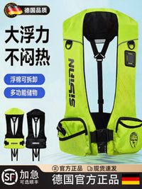 Adult Fishing Life Vest with High Buoyancy for Boating and Sea Fishing