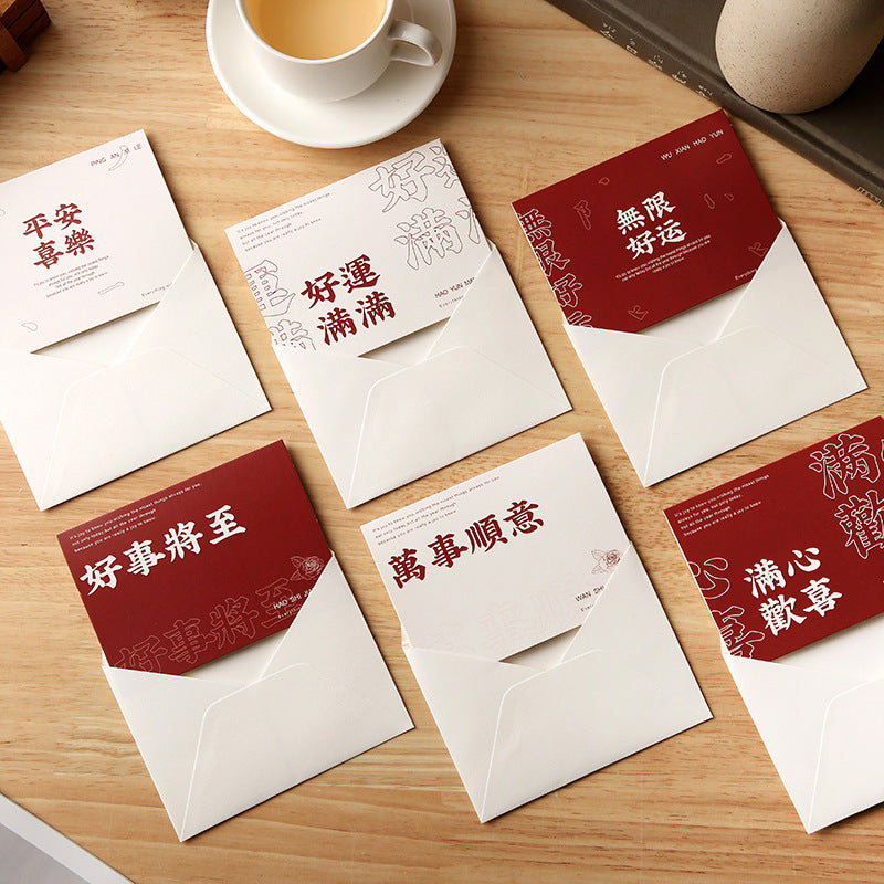 DIY Greeting Cards with Envelopes & Stickers for Birthday, Valentine's Day, Mother's Day, Father's Day