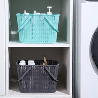 Portable Shower Caddy Basket with Handle, Multi-functional Storage Organizer for Bathroom, Quick-Draining