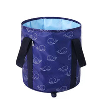 Portable Folding Foot Bath Basin - Travel Outdoor Collapsible Foot Soaking Tub