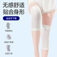 Summer Silk Knee Braces for Joint Support and Cold Protection, Breathable Thin Knit Knee Sleeves