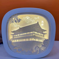Xi'an Bell Tower Wild Goose Pagoda Drum Tower Paper Carving Lamp Creative Gift