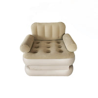Automatic Inflatable Sofa Bed with Built-in Pump, Portable Foldable Camping Air Mattress