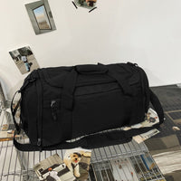 Travel Duffel Bag with Shoe Compartment, Large Capacity Lightweight Gym Sports Yoga Bag for Men and Women