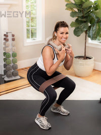 WeGym Fabric Resistance Bands Set for Glute, Leg, and Full Body Workouts, Yoga, Pilates, and Stretching