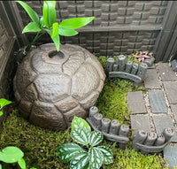 Ceramic Irregular Fence Miniature Ornament for Micro Landscape Aquarium Terrarium Decor