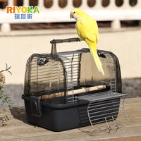 Portable Parrot Carrier Bag Small Bird Travel Cage for Budgies Cockatiels Peonies