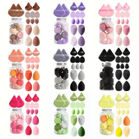 Drift Bottle Makeup Sponge Set - Non-Powder-Eating Cushion Puffs