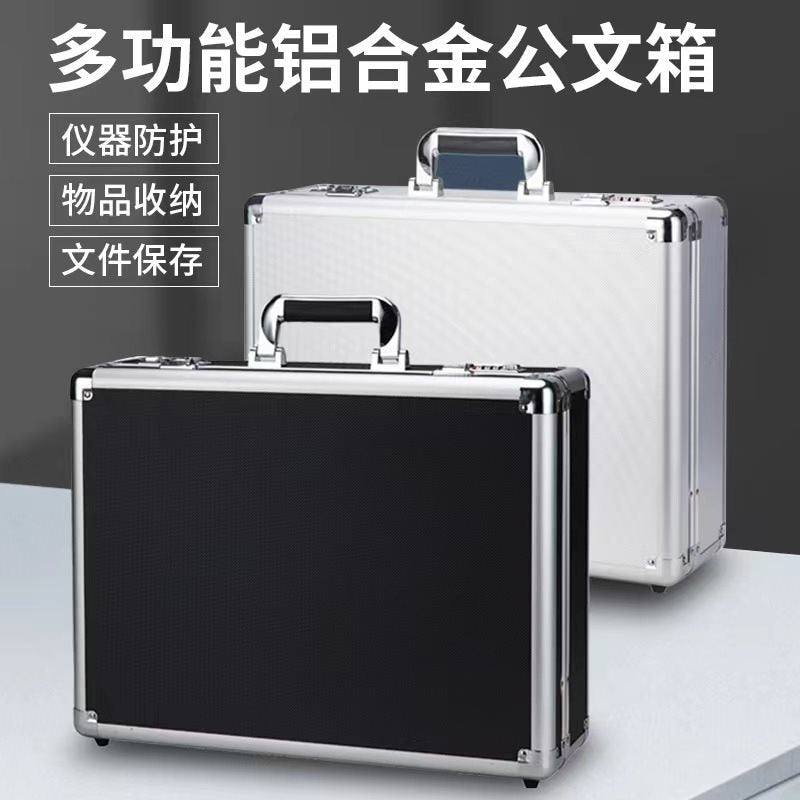 Aluminum Alloy Hard Case with Combination Lock for Tools, Equipment, and Valuables