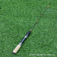 Carbon Ice Fishing Rod 3-Section Winter Fishing Pole Soft Medium Hard