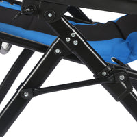 Foldable Recliner Chair for Beach, Balcony, and Home - Portable Leisure Lounger with Adjustable Backrest