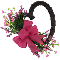 Lavender Heart Wreath for Valentine's Day and Spring Decor