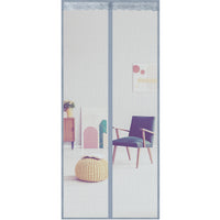 Magnetic Screen Door with Full Frame Hook & Loop, Hands-Free Mesh Partition for Summer