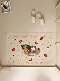 Diatomaceous Earth Bath Mat, Non-Slip Quick Dry Absorbent Floor Mat for Bathroom and Home