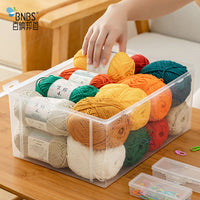 Large Capacity Yarn Storage Box for Knitting and Crochet Supplies