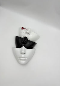 Cyberpunk Half-Face Mask for Cosplay and Halloween