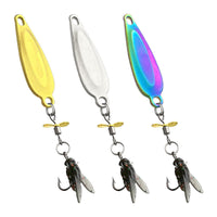 Fly Fishing Lure Set with Rotating Propeller, Soft Baits, and Casting Aid for Micro Fishing