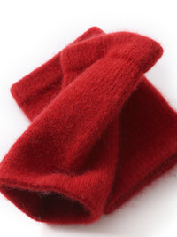 Unisex Cashmere Blend Knitted Wrist Warmers for Winter - Windproof & Thermal