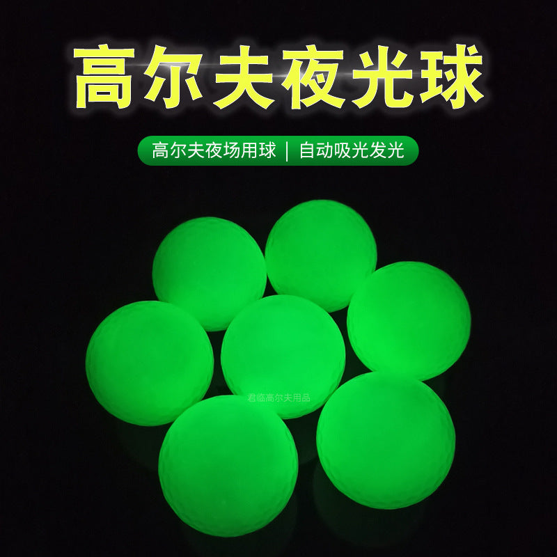 Luminous Golf Balls for Night Play - Glow-in-the-Dark Self-Charging Fluorescent Golf Balls