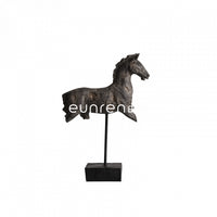 Wabi-Sabi Abstract Horse Sculpture Modern Creative Ornament for Home Decor