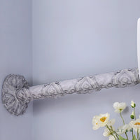 Decorative Pipe Cover for Air Conditioner and Heating Pipes, Fabric Lace Design, Dustproof