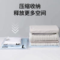 Hand-Roll Vacuum Compression Bags for Travel Clothes Storage, No Pump Needed