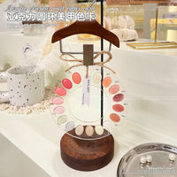 Nail Art Color Display Board with Ring Hanger for Gel Polish Swatches