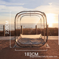 Clear Pop-Up Viewing Tent for Sports Events, Camping and Picnic Shelter
