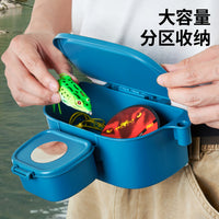 Fishing Bait Box Waist Bag Set for Stream and River Fishing
