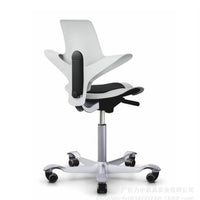 Ergonomic Saddle Stool with Lumbar Support for Office and Study