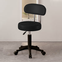 Adjustable Swivel Stool with Backrest for Salon, Office, and Home Use