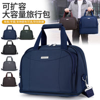 Expandable Oxford Cloth Travel Duffel Bag with Large Capacity for Gym and Outdoor Activities