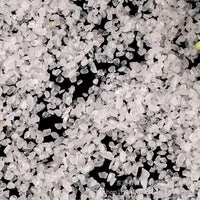 Natural White Crystal Crushed Stones for Aromatherapy, Fish Tanks, and Planter Decor