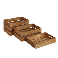 Vintage Solid Wood Storage Box Display Shelf Decorative Prop for Supermarket Fruit Display