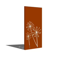 Dandelion Pattern Metal Privacy Screen for Garden or Fence Decoration