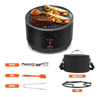 Outdoor Camping BBQ Grill and Hot Pot with Charcoal Brazier for Indoor Heating