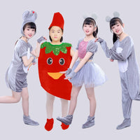 Kids' Mouse Costume Set with Headpiece for Stage Performance