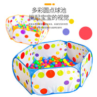 Foldable Kids Play Tent with Basketball Hoop - Portable Ocean Ball Pit for Indoor/Outdoor Use