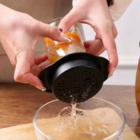 Plastic Can Strainer with Handle, Kitchen Sink Filter for Wide Mouth Cans